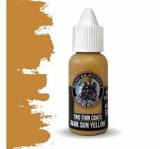 Two Thin Coats: Dark Sun Yellow